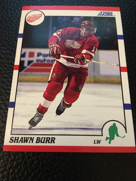 Shawn Burr Red Wings 1990-1991 Score #49