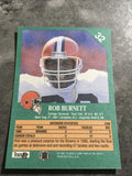 Rob Burnett Browns 1991 Fleer #32