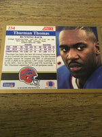 Thurman Thomas Bills 1991 Score #234