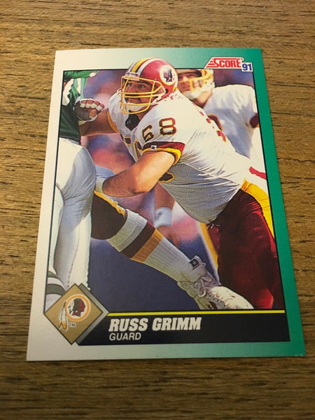 Russ Grimm Redskins 1991 Score #268