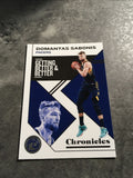 Domantas Sabonis Pacers 2019-2020 Panini Chronicles #41