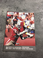 Ricky Sanders Redskins 1991 Fleer Ultra #277