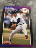Neil Allen Yankees 1989 Donruss #196