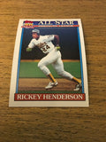 Rickey Henderson A’s 1991 Topps All Star #391