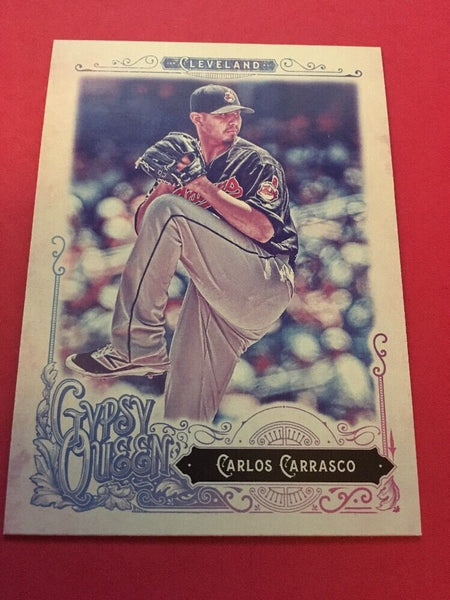 Carlos Carrasco Indians 2017 Topps Gypsy Queen Missing Backplate #114