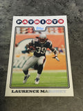 Laurence Maroney Patriots 2008 Topps #82