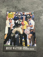 Ricky Watters 49ers 1991 Fleer Ultra Draft Picks Rookie #297