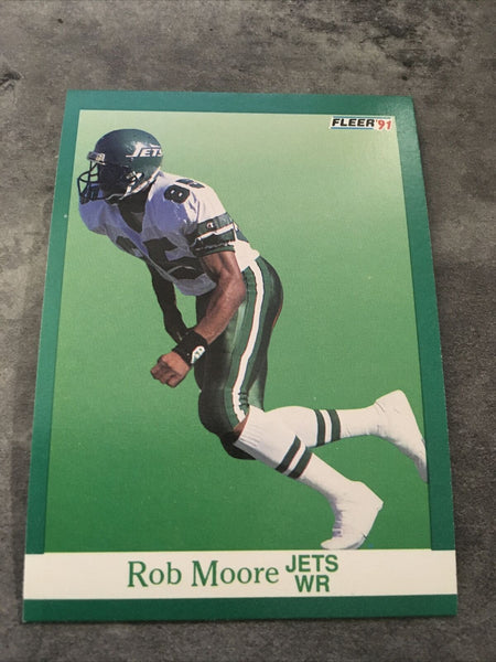 Rob Moore Jets 1991 Fleer #153