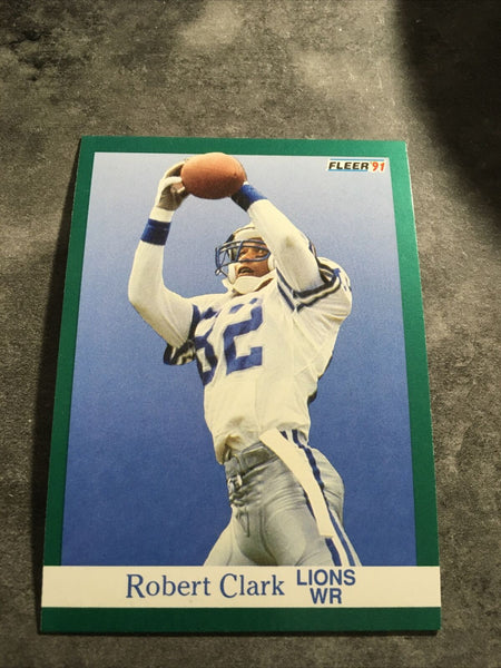 Robert Clark Lions 1991 Fleer #243