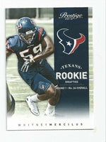 Whitney Mercilus Texans 2012 Prestige Rookie #207