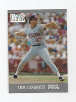 Tom Candiotti Indians 1991 Fleer Ultra #109
