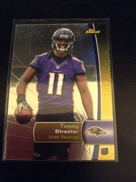 Tommy Streeter Ravens 2012 Topps Finest Rookie #150