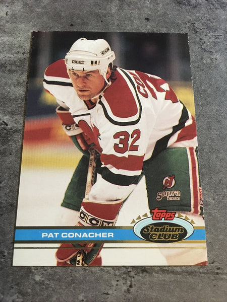 Pat Conacher Devils 1991-92 Topps Stadium Club #387