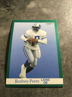 Rodney Peete Lions 1991 Fleer #246