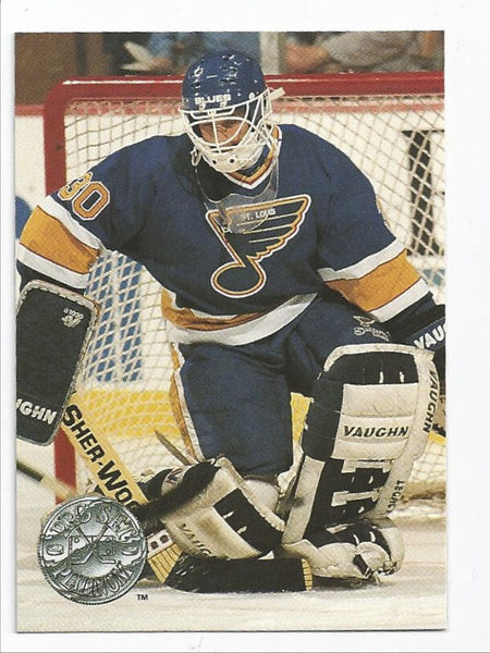 Vincent Riendeau Blues 1991-1992 Pro Set Platinum #112