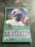 Rodney Peete Lions 1991 Fleer #246