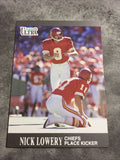 Nick Lowery Chiefs 1991 Fleer Ultra #67