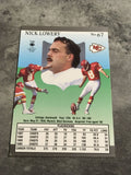 Nick Lowery Chiefs 1991 Fleer Ultra #67