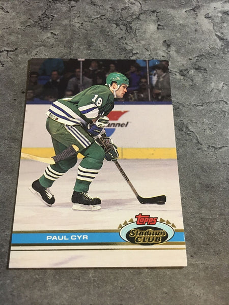 Paul Cyr Whalers 1991-92 Topps Stadium Club #279