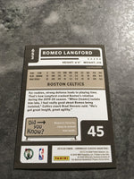 Romeo Langford Celtics 2019-2020 Panini Chronicles Classics Rookie#653