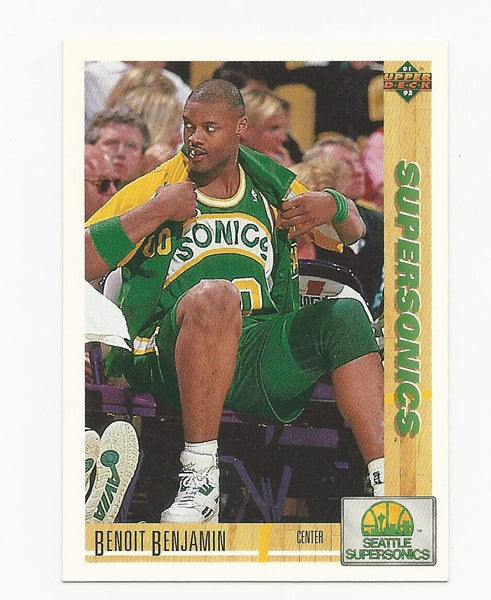 Benoit Benjamin Supersonics 1991-1992 Upper Deck #159