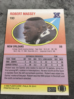 Robert Massey Saints 1990 Fleer #193