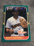 Benito Santiago Padres 1987 Donruss The Rookies #44