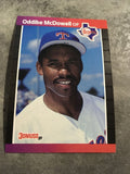 Oddibe McDowell Rangers 1989 Donruss #378