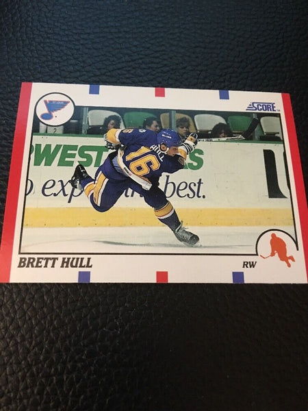 Brett Hull Blues 1990-1991 Score #300