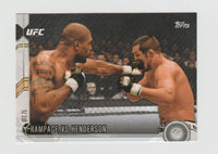 RAMPAGE VS HENDERSON UFC 2015 Topps Chronicles #55