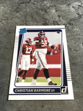 Christian Barnmore Patriots 2021 Panini Donruss Rated Rookie #349