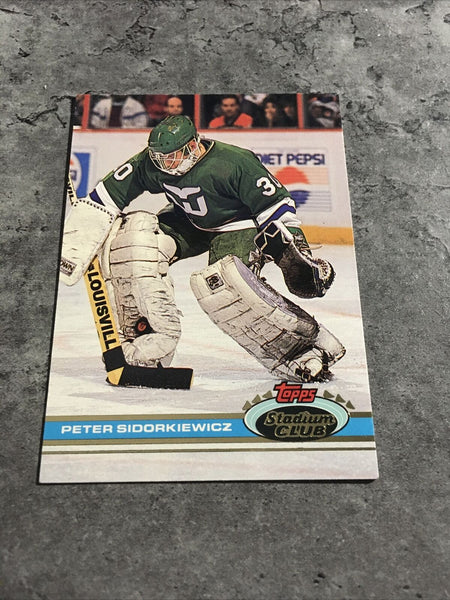 Peter Sidorkiewicz Whalers 1991-92 Topps Stadium Club #125