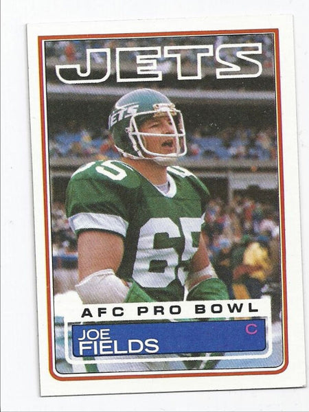 Joe Fields Jets 1983 Topps #340