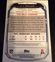 C.J. Spiller Bills 2013 Bowman #79