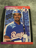 Cecil Espy Rangers 1989 Donruss #292