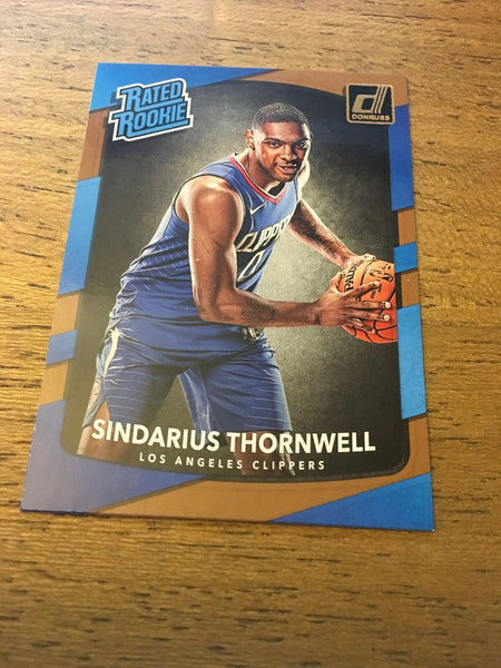 Sindarius Thornwell Clippers 2017-2018 Donruss Rated Rookie #194