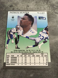 Patrick Hunter Seahawks 1991 Fleer Ultra #137
