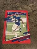 Evan Engram Giants 2021 Panini Donruss Press Proof Red #81
