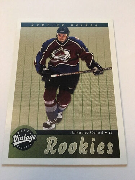 Jaroslav Obsut Avalanche 2001-2002 Upper Deck Vintage Rookie #279