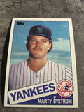 Marty Bystrom Yankees 1985 Topps #284