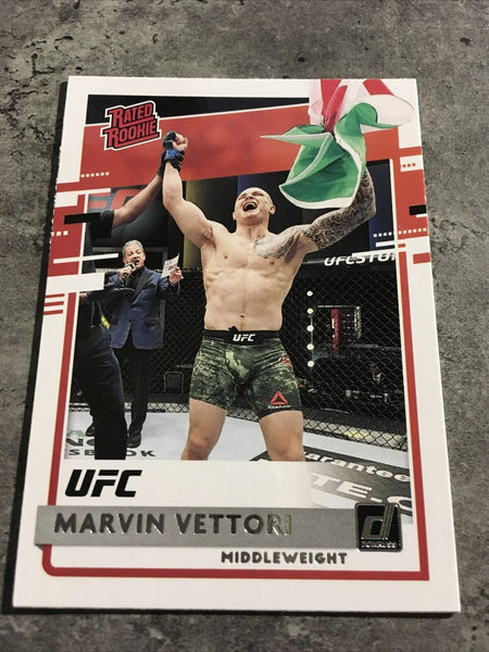 Marvin Vettori UFC 2021 Panini Chronicles Donruss Rated Rookie #21