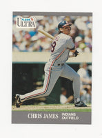 Chris James Indians 1991 Fleer Ultra #111