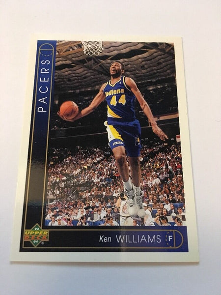 Ken Williams Pacers 1993-1994 Upper Deck #318