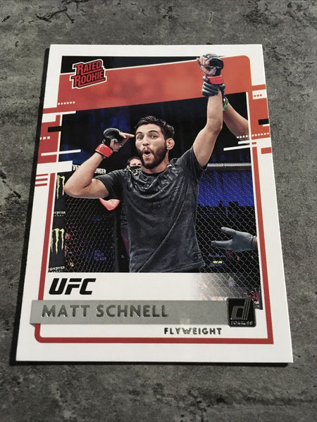 Matt Schnell UFC 2021 Panini Chronicles Donruss Rated Rookie #23