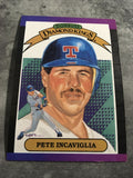 Pete Incaviglia Rangers 1989 Donruss Diamond Kings #3