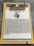 Pete Incaviglia Rangers 1989 Donruss Diamond Kings #3