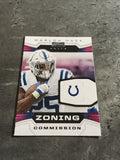 Marlon Mack Colts 2020 Panini Playbook Zoning Commission#ZC-9