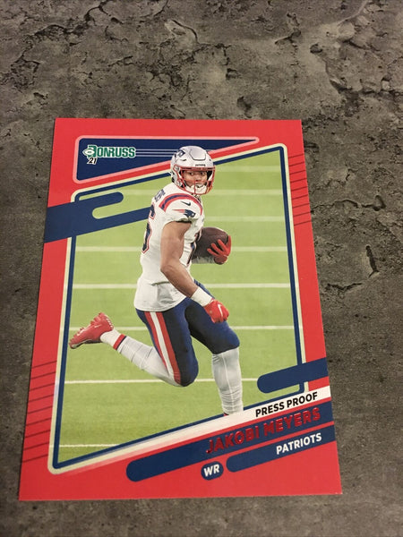 Jakobi Meyers Patriots 2021 Panini Donruss Press Proof Red #49