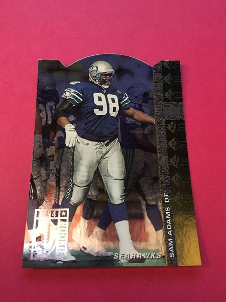 Sam Adams Seahawks 1994 SP Die Cut #110