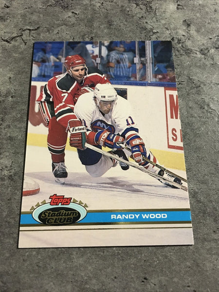 Randy Wood Islanders 1991-92 Topps Stadium Club #221